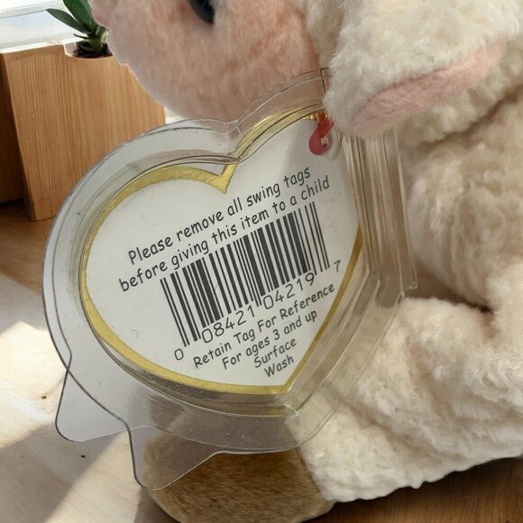 TY Beanie Babies "Ewey" The Lamb 8" Plush Toy Collectible 1999 NWT - Picture 4 of 6